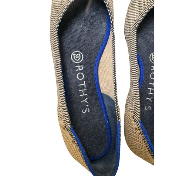 Rothy's The Point Toe Flats Retired Limited Edition Dune Cap Edition Size 7 - Picture 11 of 14